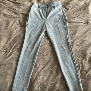 Express Light Gray Plaid Women’s Dress Pants